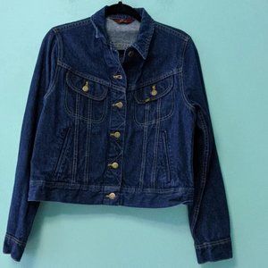 Lee Ms Lee Vintage Denim Jacket - No Tag - (pit to pit 20, length 20, sleeve 26)